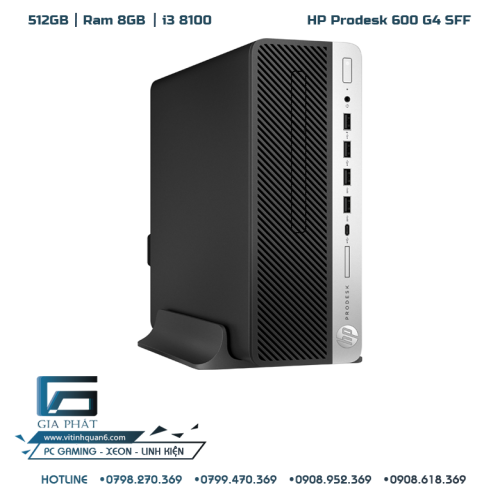  GP14 - HP ProDesk 600 G4 SFF - Ram 8GB, SSD 512GB siêu nhanh cho văn phòng, doanh nghiệp